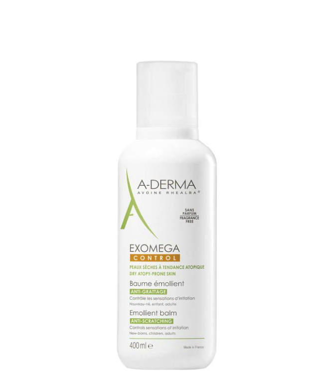A-Derma Exomega Control Emollient Balm, 400 ml.