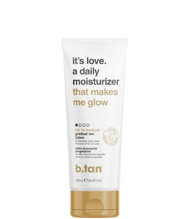 b.tan It's Love A Daily Moisturiser that Makes Me Glow, 200 ml.