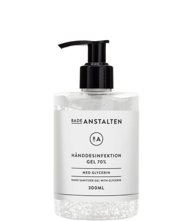 Badeanstalten Hånddesinfektion Gel 70%, 300 ml.