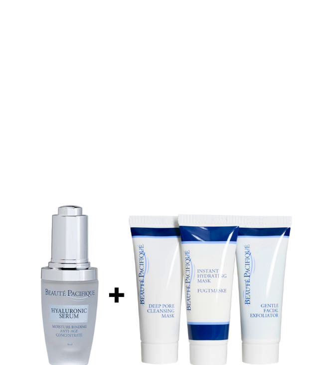 Beauté Pacifique Symphonique Hyaluronic Serum, 30 ml. + Gratis Trio-mask