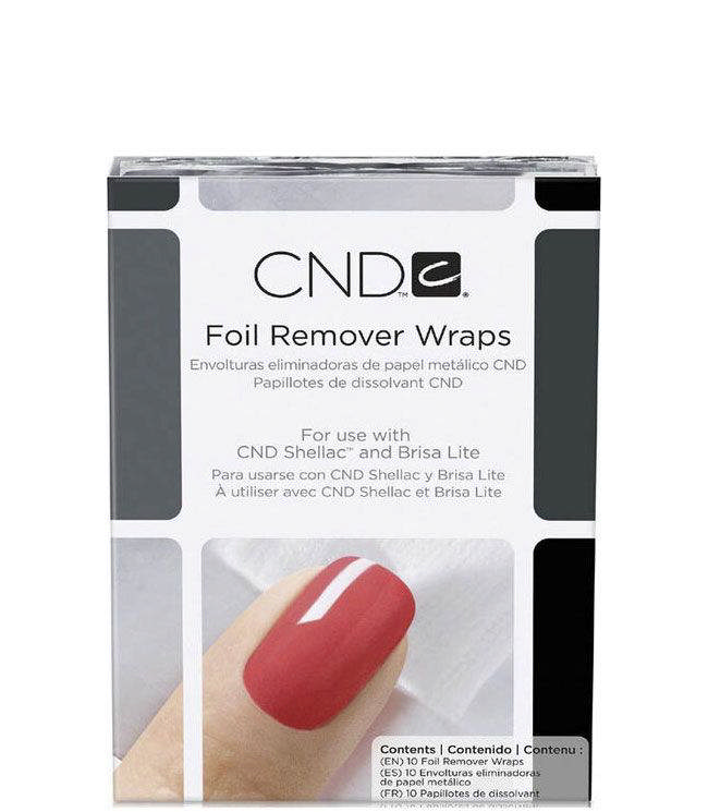 CND Shellac Remover Wraps, 10 stk.