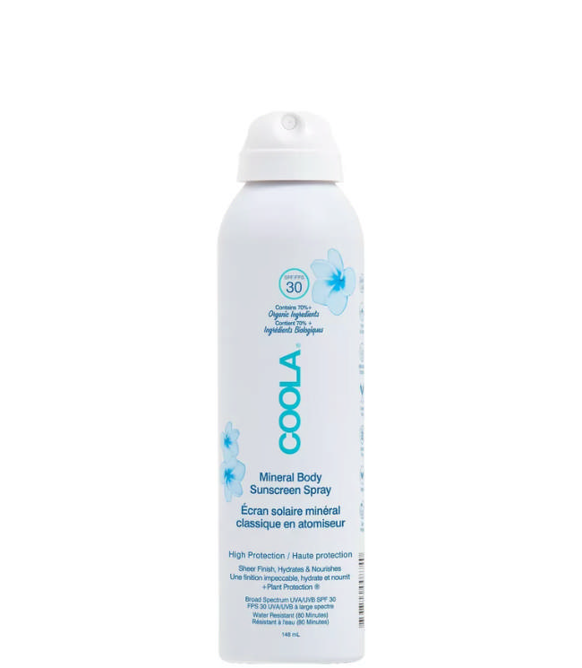 Coola Mineral Body Spray Fragrance Free SPF 30, 148 ml.