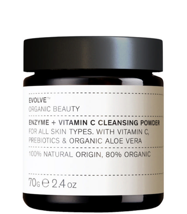 Evolve Organic Beauty Enzyme + Vitamin C Cleansing Powder, 70 g.