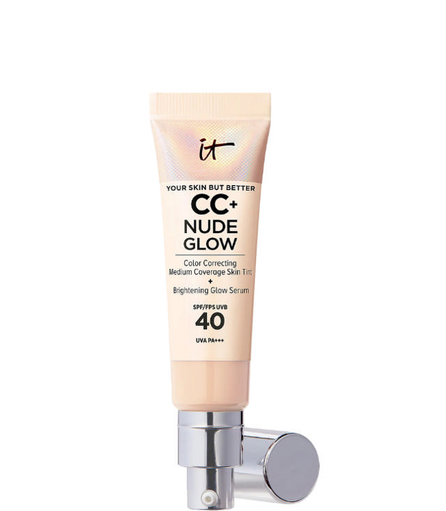 IT Cosmetics CC+ Nude Glow Lightweight Foundation + Glow Serum SPF40 Light, 32 ml.