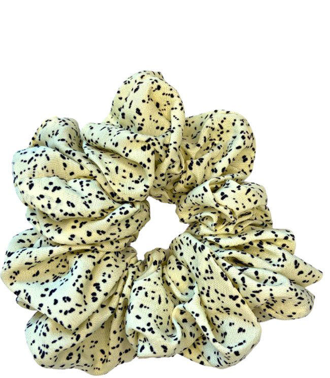 JA-NI Hair Accessories - Hair Scrunchies Large, The Light Yellow Splash