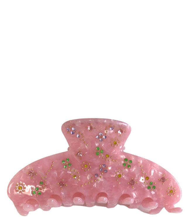 JA-NI Hair Accessories - Hair Clamps Ditte, The Pink Flower