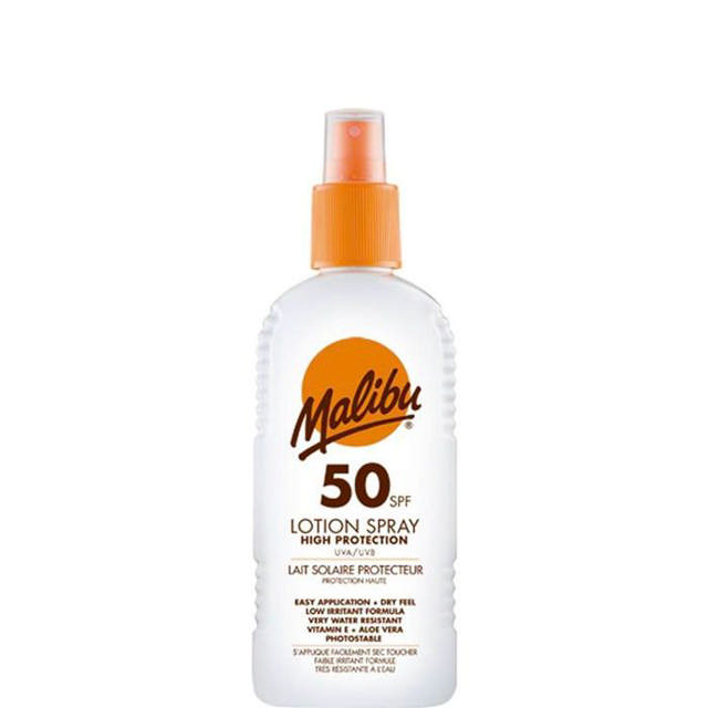 Malibu Sun Lotion Spray SPF50, 200 ml.