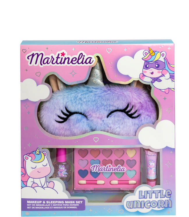 Martinelia Little Unicorn Makeup  & Eye Mask Set