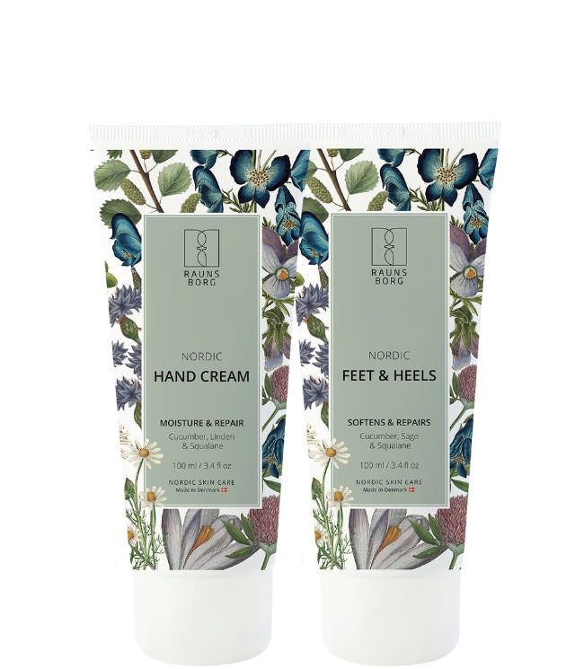 Raunsborg Hand Cream + Feet & Heels (Julegavesæt 2024)