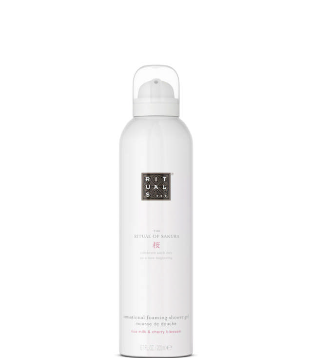 Rituals The Ritual of Sakura Foaming Shower Gel Rice Milk & Cherry Blossom, 200 ml.