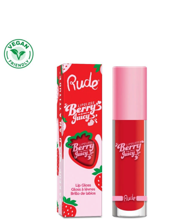 Rude Cosmetics Berry Juicy Lip Gloss - Code Red