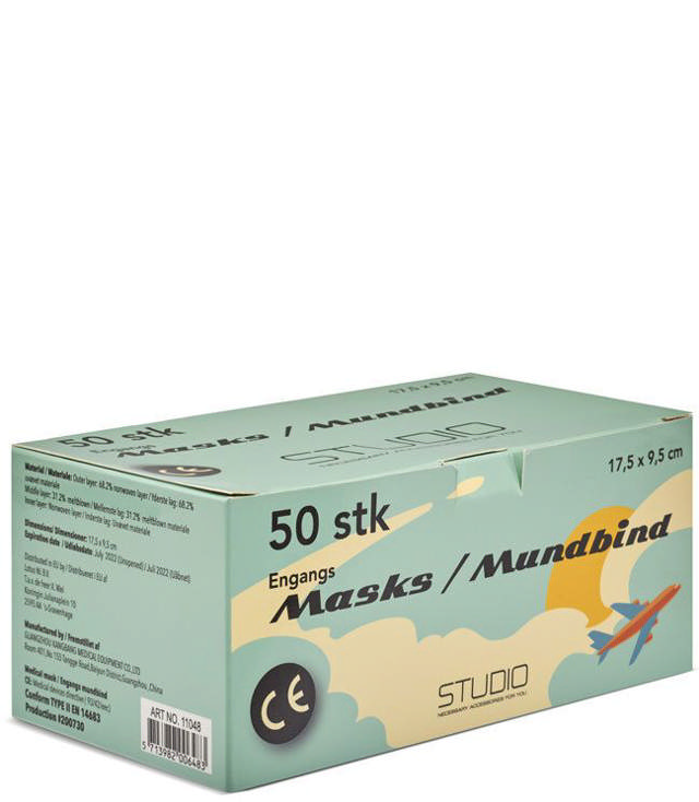 Studio Type 2 Mundbind 50 Stk - 3 Lag