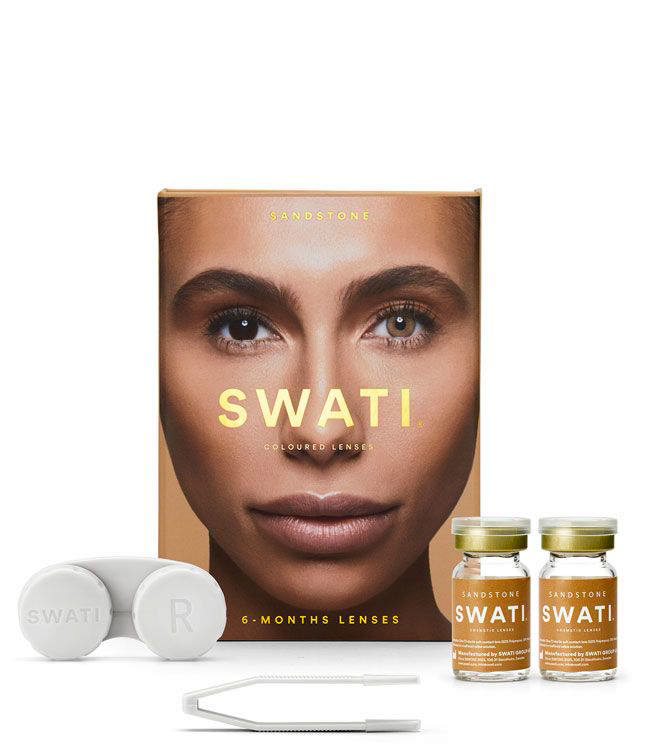 SWATI Cosmetics Coloured Lenses Sandstone, 6 mdr.